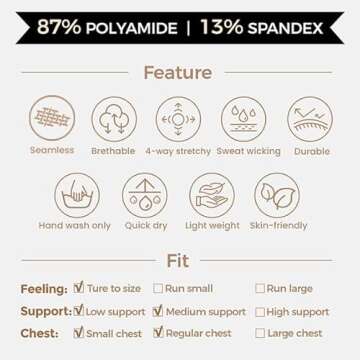 Aoxjox Women's Crisscross Sports Bra - Stylish Fit & Support