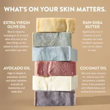 Natural Handmade Soap - Crate 61 Organics, 6-Pack Gift Set