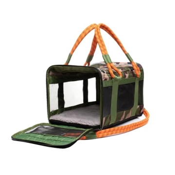 ROVERLUND Airline-Compliant Pet Carrier | Includes Leash | Suitable for Pets up to 20lbs