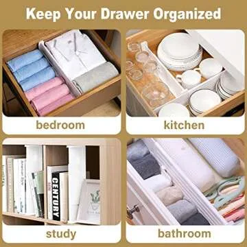 Wintfarm Adjustable Drawer Dividers for Organization
