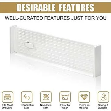 Wintfarm Adjustable Drawer Dividers for Organization