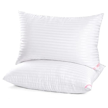 EIUE Hotel Collection Bed Pillows for Sleeping 2 Pack Queen Size，Pillows for Side and Back Sleeper...