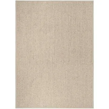 SAFAVIEH Natural Fiber Collection Area Rug - 9' x 12', Marble, Sisal Design, Easy Care, Ideal for High Traffic Areas in Living Room, Bedroom (NF525C)