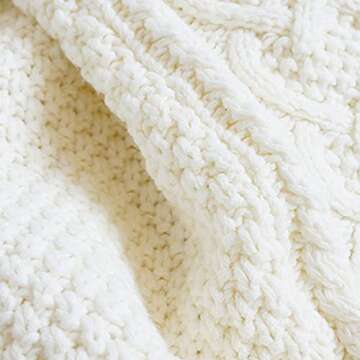 Baby Girls Cable Knit Cardigan - Warm Cotton Sweater