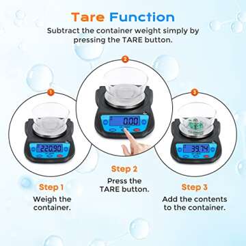 Bonvoisin Digital Lab Scale 600g x 0.01g Precision Electronic Scale LCD Display Analytical Balance Jewelry Scale Scientific Scale 0.01g Accuracy