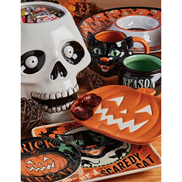 Certified International Scaredy Cat Mugs Set of 4 Assorted Designs