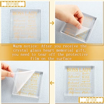 Elegant Acrylic Boss Lady Desk Decor for Inspiring Women