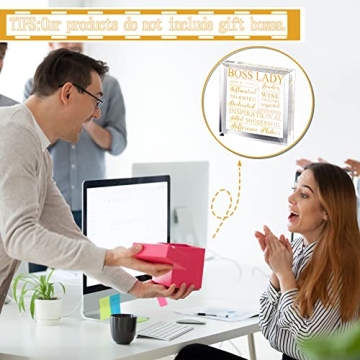 Elegant Acrylic Boss Lady Desk Decor for Inspiring Women