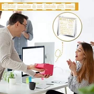 Elegant Acrylic Boss Lady Desk Decor for Inspiring Women