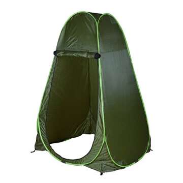 TMS® Portable Green Outdoor Pop Up Tent Camping Shower Privacy Toilet Changing Room