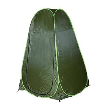 TMS® Portable Green Outdoor Pop Up Tent Camping Shower Privacy Toilet Changing Room