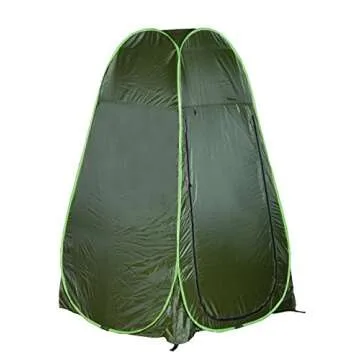 TMS® Portable Green Outdoor Pop Up Tent Camping Shower Privacy Toilet Changing Room