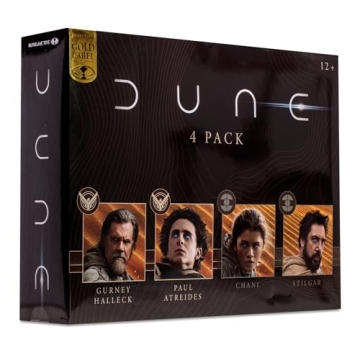McFarlane Dune Part Two 4pk Gold Label Exclusive Figures