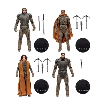McFarlane Dune Part Two 4pk Gold Label Exclusive Figures