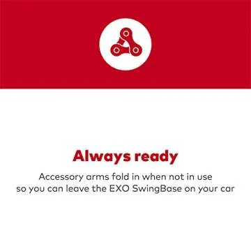 Yakima Swing Rack, Hitch Cargo System w/Accessory Arm & Locks, EXO SwingBase, 2 in, Black