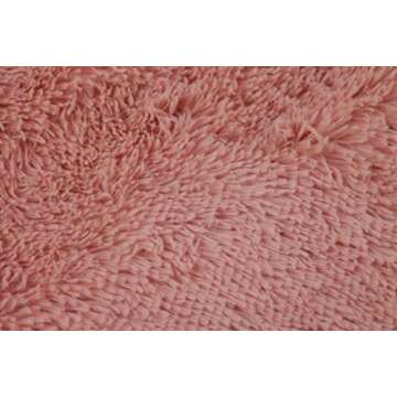 Soffte Cloud Super Soft Long Shaggy Warm Plush Fannel Blanket Throw Qulit Cozy Couch Blanket for Winter Dirty Pink(51"x63")