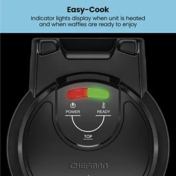 Chefman Big Stuff Belgian Waffle Maker for Creative Breakfasts