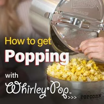 Original Whirley Pop Stovetop Popcorn Popper 6 Qt
