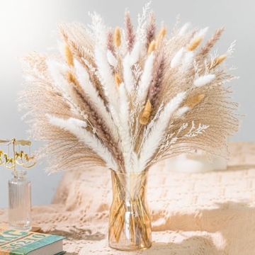 Natural Pampas Grass 8-kind Bouquet for Home Decor