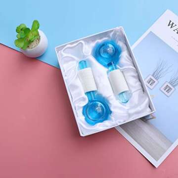 SUPVOX Cool Roller Ball Ice Facial Massager Facial Skin Massagers 2pcs