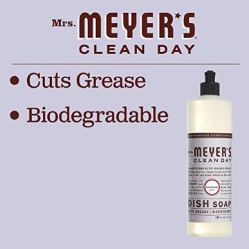 Eco-Friendly MRS. MEYER'S Liquid Dish Soap - Lavender Scented