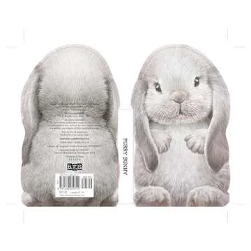 Furry Bunny: A Mini Touch and Feel Book for Baby and Toddler (Sweet Shower Gift, Easter Gift, Sensor...