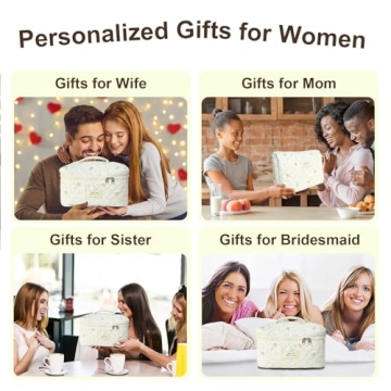 GISMTR Quilted Makeup Bag Set for Chic Organization