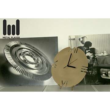 TOPNIKE Table Top Easel, Art Display Easels, Brass Plate Stands for Display, 10 Inch, 250MM