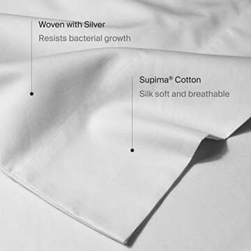 Silvon Silver Infused Bed Sheets | Acne-Fighting & Cooling