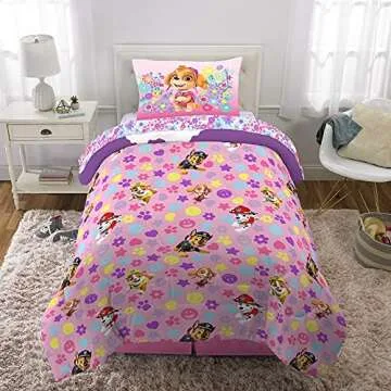 Paw Patrol Girls Kids Bedding Set - Soft and Reversible