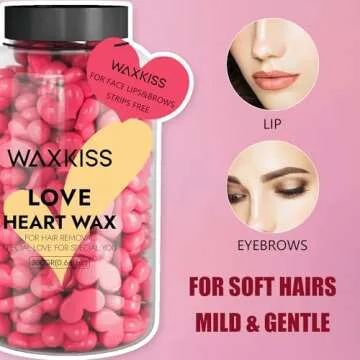 Waxkiss Love Heart Wax Beads - Gentle Hair Removal Solution