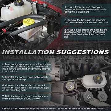 Coolant Reservoir Tank for Mercedes-Benz W201 W124 Series