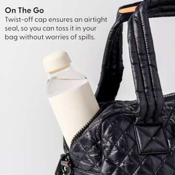 W&P Porter Glass Water Bottle - Eco-Friendly & Stylish Hydration