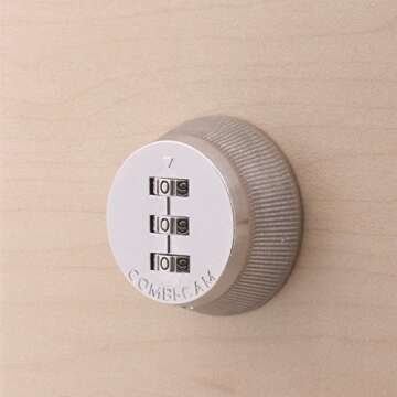 Combi-Cam 7850R-L Chrome Large 1-1/8" Combi-Cam Combinated Cam Lock