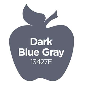 Apple Barrel Acrylic Paint, Dark Blue Gray 2 fl oz Classic Matte Acrylic Paint For Easy To Apply DIY Arts And Crafts, Art Supplies With A Matte Finish- Pack of 1