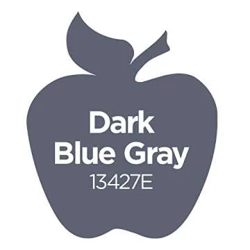 Apple Barrel Acrylic Paint, Dark Blue Gray 2 fl oz Classic Matte Acrylic Paint For Easy To Apply DIY Arts And Crafts, Art Supplies With A Matte Finish- Pack of 1
