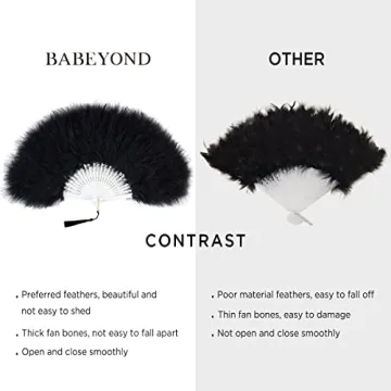 Elegant Peacock Feather Fan for Costumes and Events