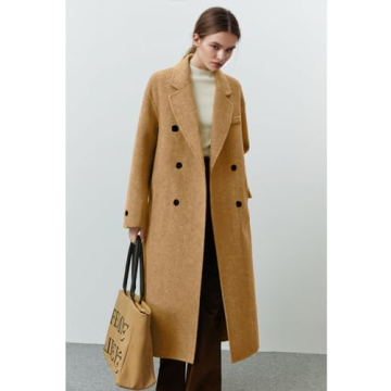 Peaceglad Long Pea Coat - Elegant & Versatile Fashion