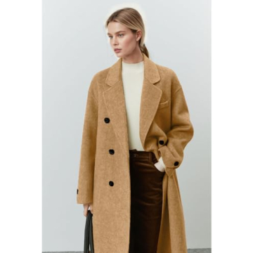 Peaceglad Long Pea Coat - Elegant & Versatile Fashion