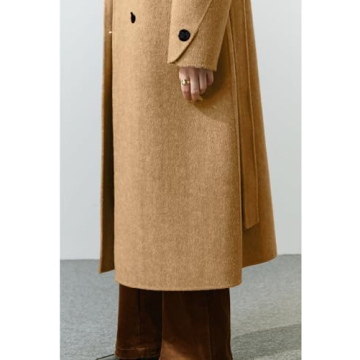 Peaceglad Long Pea Coat - Elegant & Versatile Fashion