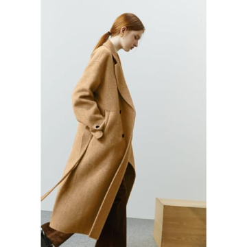 Peaceglad Long Pea Coat - Elegant & Versatile Fashion