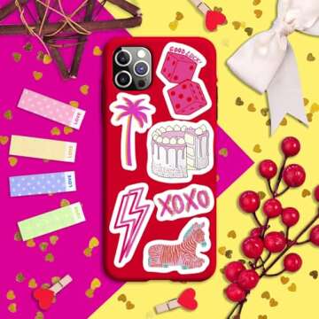 100Pcs Preppy Stickers for Water Bottle and Laptop - Preppy Party Favors & Decorations, Waterproof Vinyl Decals, Fashion and Fun Stickers