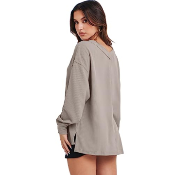 Stylish ANRABESS Oversized Sweatshirt for Women - Fall 2024