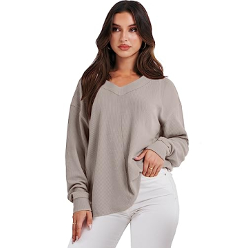 Stylish ANRABESS Oversized Sweatshirt for Women - Fall 2024