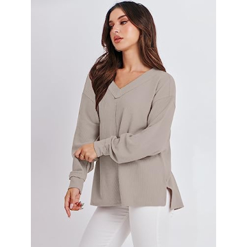 Stylish ANRABESS Oversized Sweatshirt for Women - Fall 2024