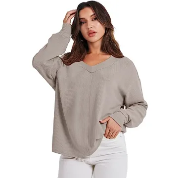 Stylish ANRABESS Oversized Sweatshirt for Women - Fall 2024