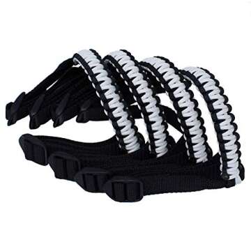 BubbasGarageTv Reversible Jeep Wrangler Grab Handles - White & Black