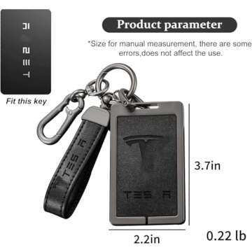 JARCOE Key Card Holder Compatible Tesla, Key Protective Card Shell, Keychain Accessorie, Compatible ...