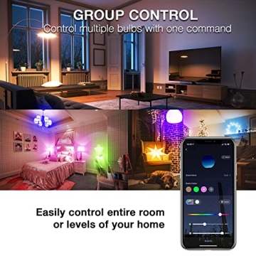 DAYBETTER Smart Bulbs - Color Changing LED Lights with Alexa