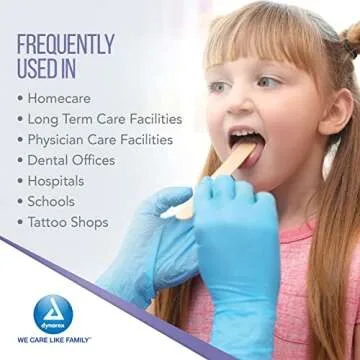 Dynarex Tongue Depressors Wood, Senior 6", Non-Sterile, with Precision Cut and Polished Smooth Edges, 1 Case (10 Boxes of 500)